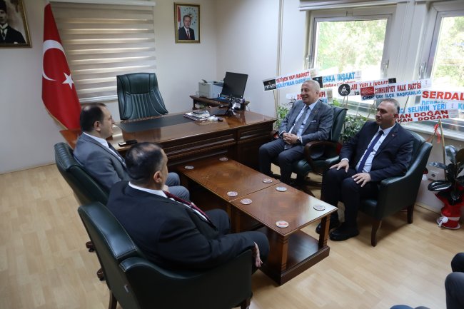 Çay Kaymakamı Türker'e İyi Partili Heyetten Ziyaret