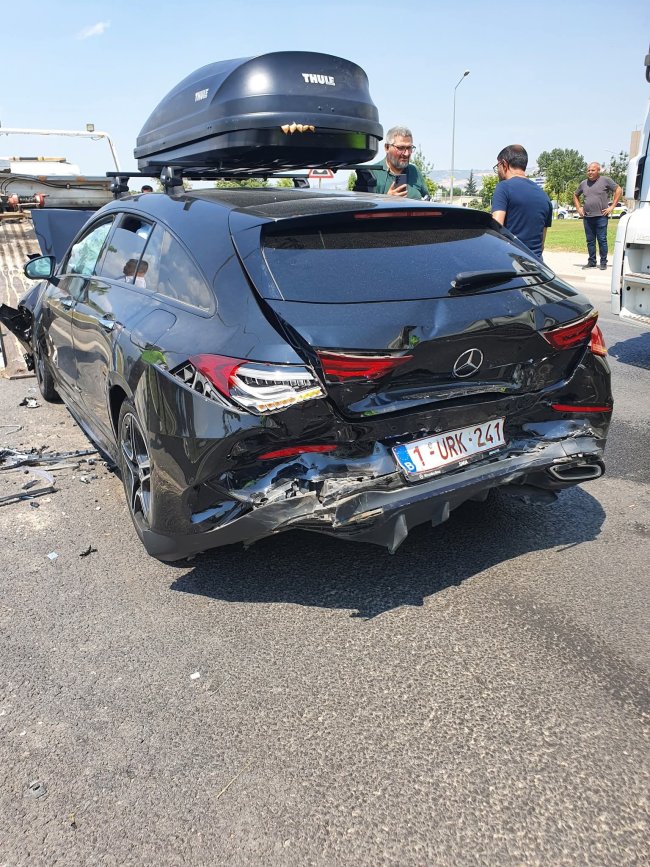 Emirdağlı Gurbetçi Gurbet Yolunda Kaza Geçirdi