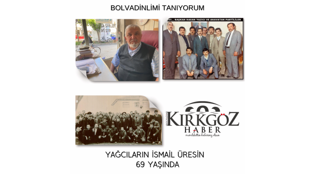 BOLVADİNLİMİ TANIYORUM- YAĞCI İSMAİL ÜRESİN