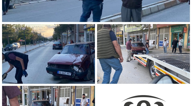 İLÇEMİZDE MADDİ HASARLI KAZA