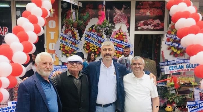 TOKER PULCU’NUN YENİ DÜKKAN AÇILIŞINA KATILDI