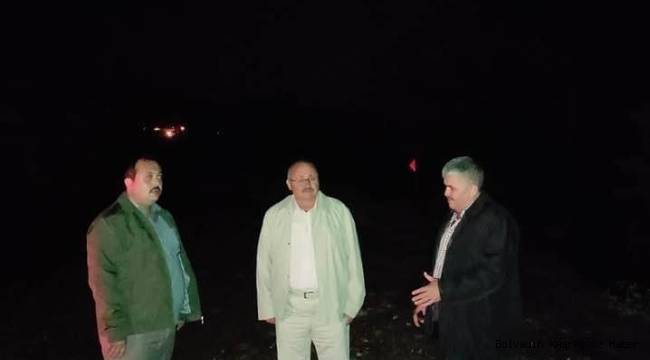 EMRULLAHOĞLU VATANDAŞIN İMDADINA KOŞTU PROBLEMİ GECE DEMEDEN ÇÖZDÜ