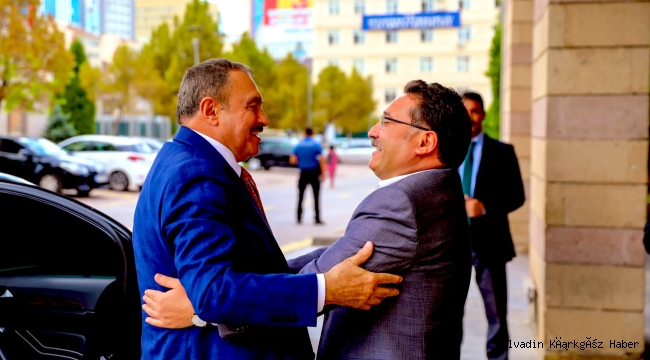 EROĞLU ESKİ AFYON VALİSİ ÇİÇEK’İ ZİYARET ETTİ