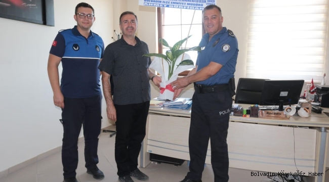 İLÇE EMNİYET MÜDÜRÜMÜZ GÜRFİDAN’DAN ZABITA TEŞKİLATINA ZİYARET