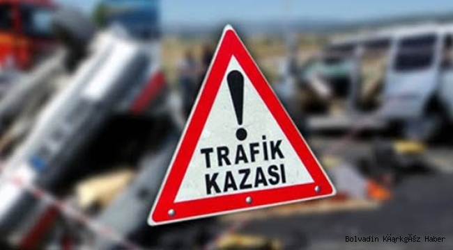 KEMERKAYA KAVŞAĞINDA KAZA! İKİ YARALI VAR
