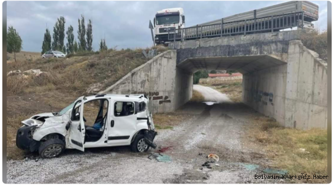 EMİRDAĞ’DA ÖLÜMLÜ KAZA! KABİR ZİYARETİNE GİDİYORDU