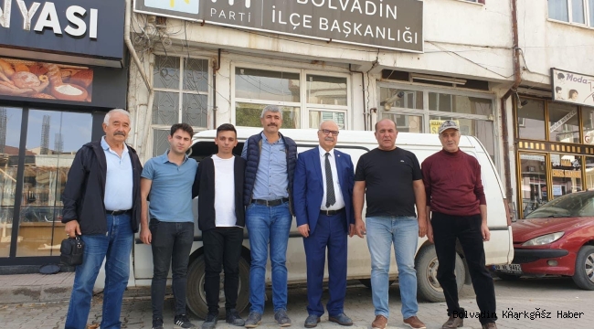 İYİ PARTİ BOLVADİN İLÇE BAŞKANI TOKER ESNAFIMIZI ZİYARET ETTİ