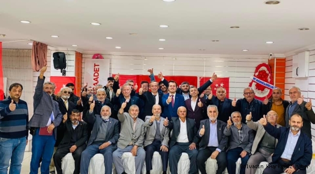 SAADET PARTİSİ BOLVADİN İLÇE TEŞKİLATI KONGRE YAPTI