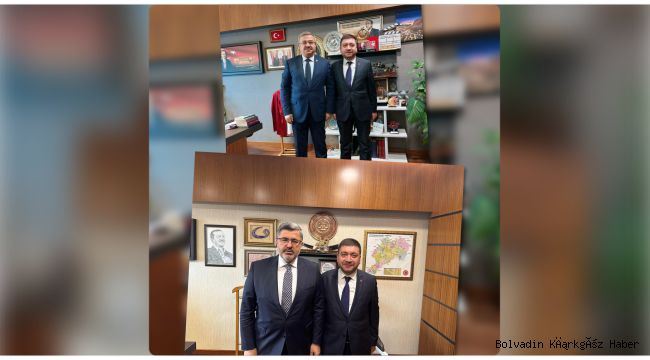 İŞ ADAMI SEVİM’DEN ÖZKAYA ve YURDUNUSEVEN’E ZİYARET