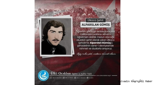 ÜLKÜCÜ ŞEHİT GÜMÜŞ İÇİN BUGÜN YATSI NAMAZINDA KURAN- I KERİM TİLAVETİ YAPILACAK