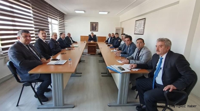 AFAD KOORDİNASYON TOPLANTISI YAPILDI