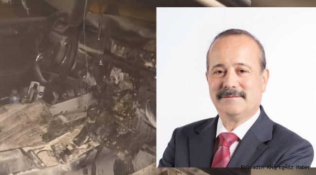 HEMŞERİMİZ MİLLETVEKİLİ TAYTAK’IN ARACI YANDI