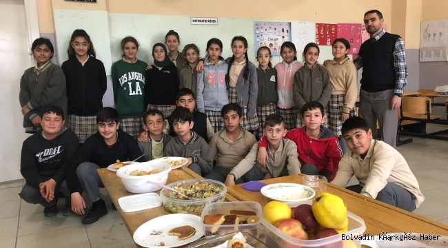 İBRAHİM KARASEKRETER ORTAOKULU’DA YERLİ MALINI KUTLADI