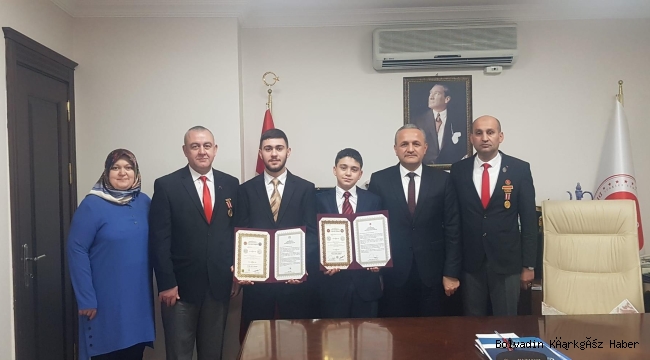 İLÇEMİZDE GAZİMİZİN OĞLU HAFIZ OLDU! HAYIRLI OLSUN