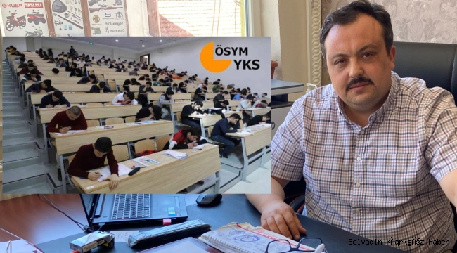 TOPÇU HAYIRLI OLSUN DEDİ İLÇEMİZİN ÖSYM MERKEZİ OLDUĞUNU DUYURDU