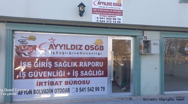 AFYON’A GİTMEYE SON! AYYILDIZ OSGB AÇILDI!