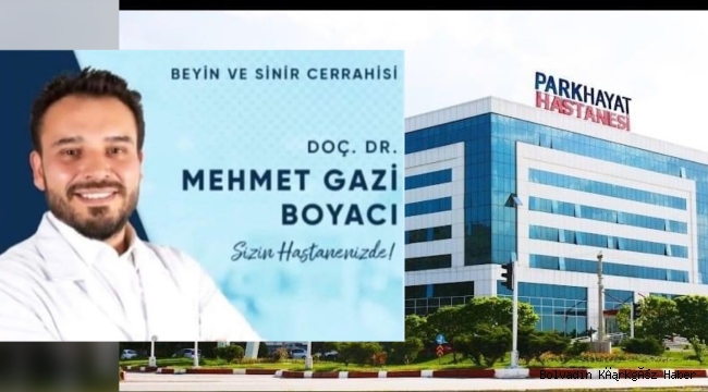 HAYIRLI OLSUN! HEMŞERİMİZ DR. GAZİ BOYACI PARK HAYAT HASTANESİNDE