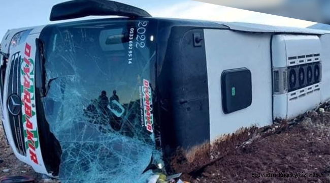 AFYON'DA OTOBÜS DEVRİLDİ! 6 ÖLÜ VAR