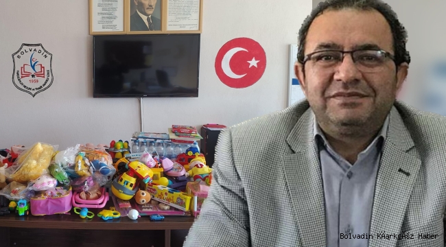 BOLVADİN BAHÇELİEVLER MTAL’DEN OYUNCAK YARDIMI