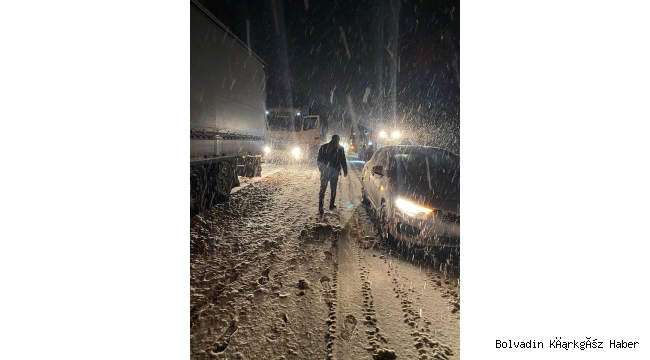 BOLVADİN- EMIRDAĞ KARAYOLU KAPANDI