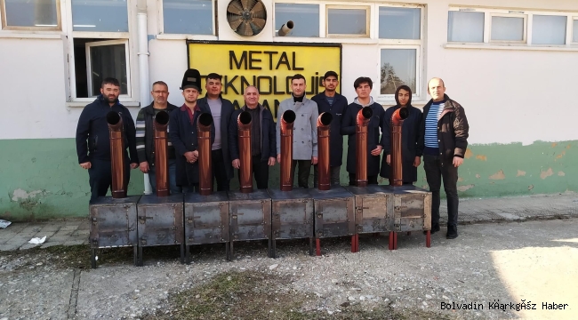 BOLVADİN MESLEKİ TEKNİK ANADOLU LİSESİNİN SOBALARI HAZIR!