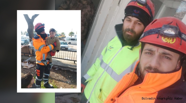 BOLVADİNLİ YILMAZ TEKTEK ve ARKADAŞI BİRİ ÇOCUK İKİ KİŞİNİN HAYATINI KURTARDI