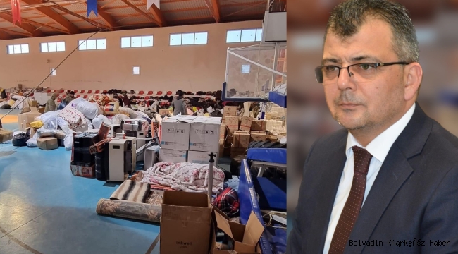 EMİRDAĞ BELEDİYE BAŞKANI KOYUNCU 20. YARDIM TIRINI GÖNDERİKLERİNİ SÖYLEDİ