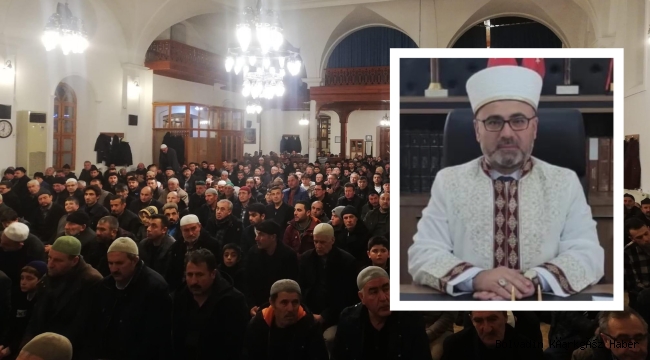 İLÇEMİZ ÇARŞI CAMİİNDE DEPREMZEDELER İÇİN DUA EDİLDİ