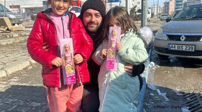 OYUNCAKLARINA KAVUŞTULAR! TEŞEKKÜRLER BOLVADİN !