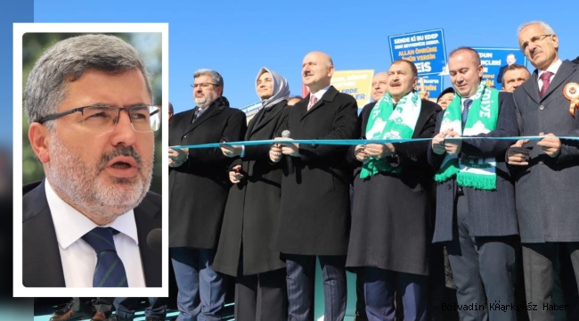 ÖZKAYA: AFYON ŞUHUT BÖLÜNMÜŞ YOLUNUN AÇILIŞINI GERÇEKLEŞTİRDİK