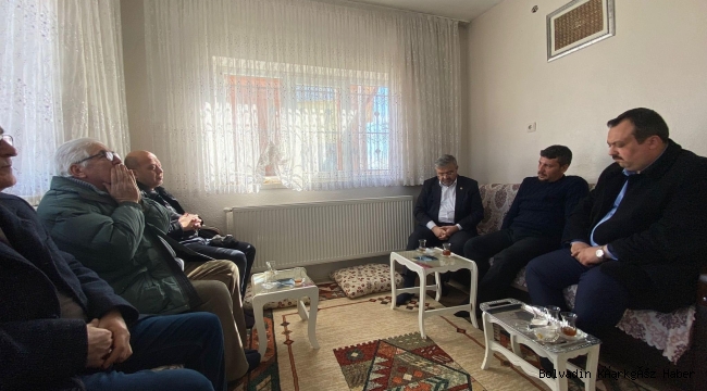 YURDUNUSEVEN AİLESİNİ DEPREMDE KAYBEDEN MUT’U ZİYARET ETTİ