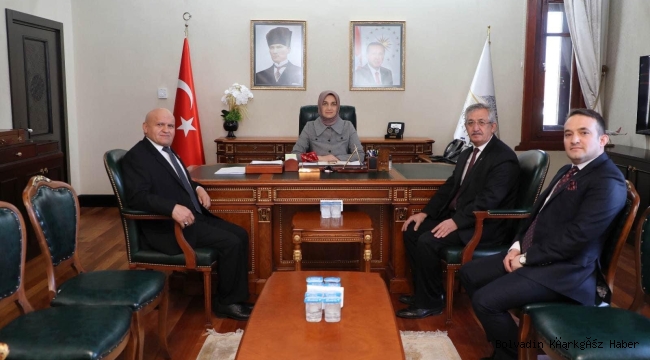 ESNAF SANAATKARLAR ODASI BAŞKANI ÇÜRÜK VALİ YİĞİTBAŞI’NI ZİYARET ETTİ