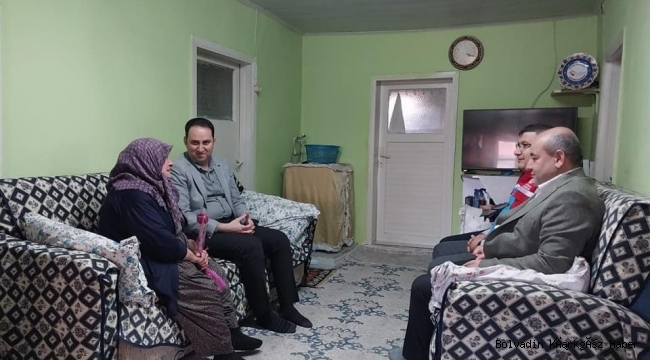 KAYMAKAM BOLAT GAZİ ve ŞEHİT YAKINLARINI ZİYARET ETTİ