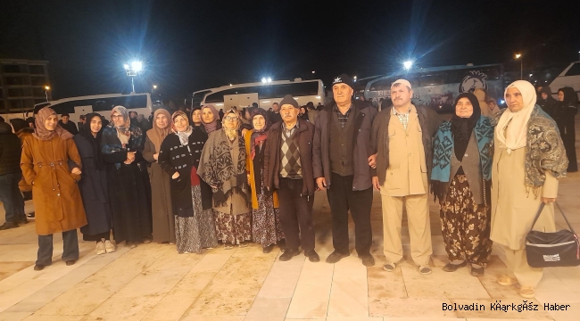 RAMAZAN UMRECİLERİ YOLCU EDİLDİ
