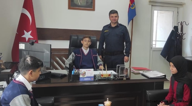 JANDARMA KOMUTANLIĞI ÖĞRENCİLERE EMANET