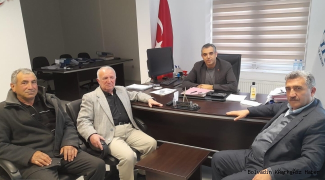 SGK BOLVADİN MERKEZ MÜDÜRÜ ZİYARET EDİLDİ