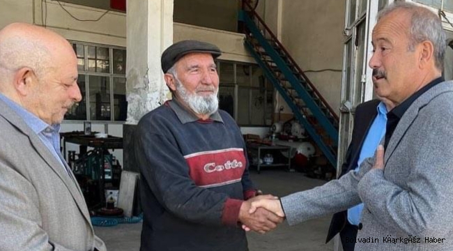 TAYTAK BOLVADİN SANAYİ ESNAFINI ZİYARET ETTİ