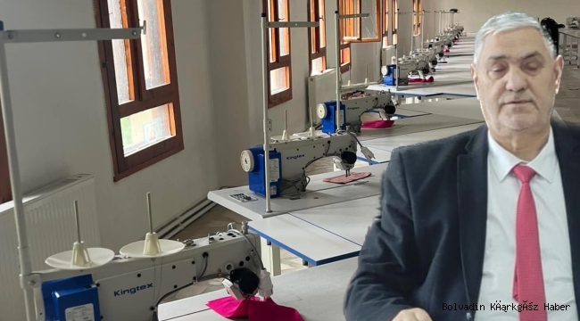 BAŞARILI BELEDİYE  BAŞKANI BÖYLE OLUR! ÖZBURUN’DA TEKSTİL FABRİKASI AÇILDI
