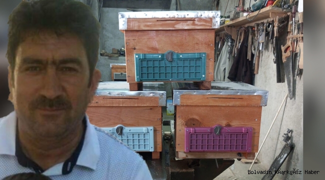 BOLVADİN’DE ARI KOVAN İMALATI BAŞLADI