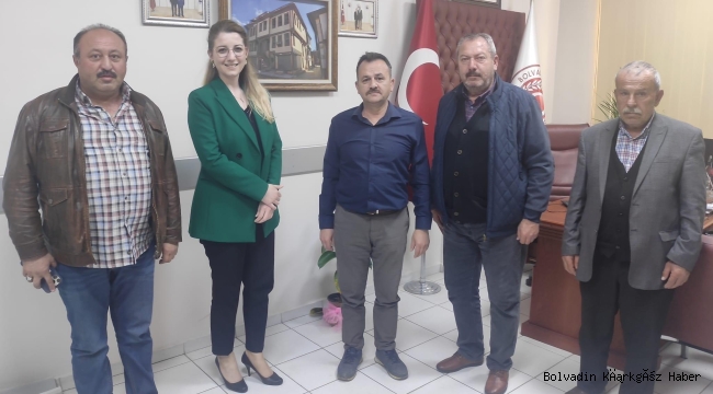 ÇAY DENİZBANK MÜDÜRÜ HATİCE DURMUŞ'DAN BOLVADİN BORSASINA ZİYARET