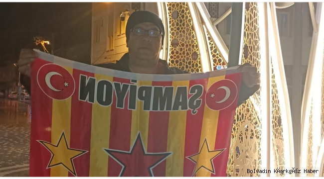 GALATASARAY’IN ŞAMPİYONLUĞU BOLVADİN’DE DE KUTLANDI