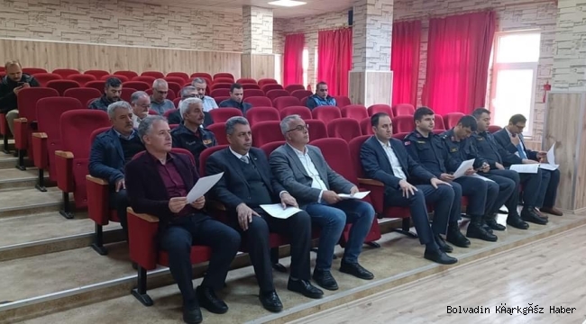 GÖLDEKİ YANGINLARI ENGELLEME TOPLANTISI YAPILDI