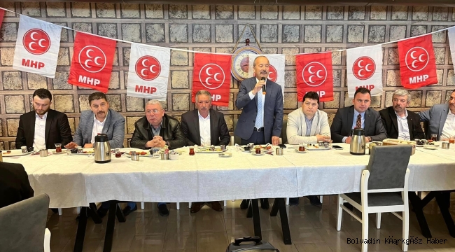 TAYTAK BOLVADİN’DE SANDIK GÖREVLİLERİYLE BİR ARAYA GELDİ