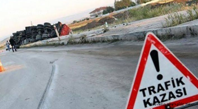 EMİRDAĞ’DA KAZA! ŞARAMPOLE DEVRİLDİ!