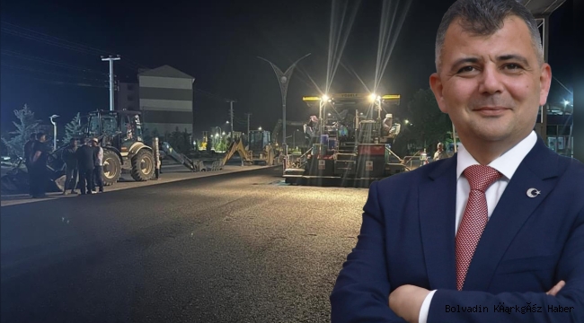 İŞTE BAŞARI İŞTE BAŞKAN! EMİRDAĞ’A ÇÖKMEYEN ASFALT FORMÜLÜ