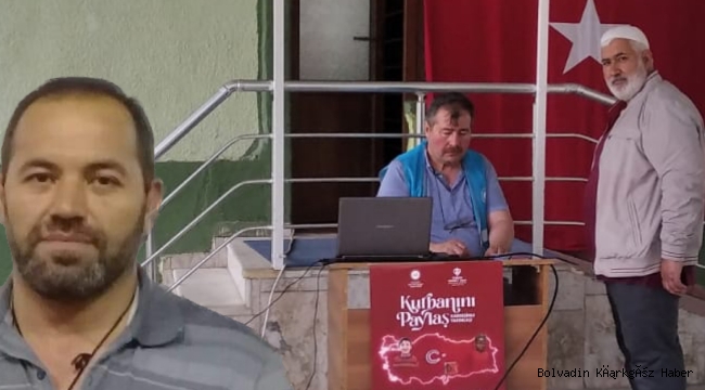 YENİ MAHALLE CAMİİNDE KURBAN STANDI AÇILDI