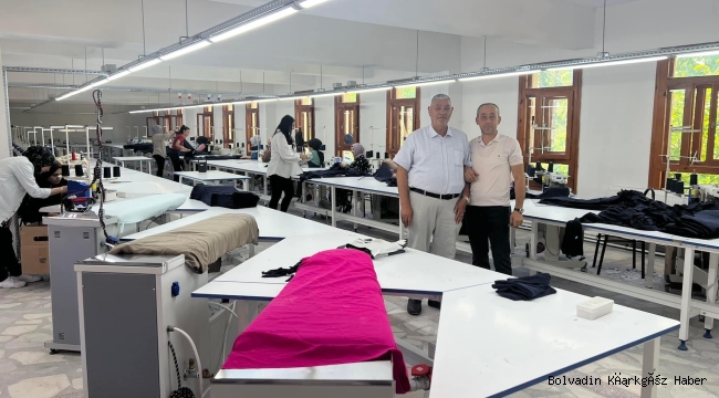 BAŞKAN ŞENER DUYURDU! ÖZBURUN'DAKİ FABRİKA BUGÜN ÜRETİME GEÇTİ