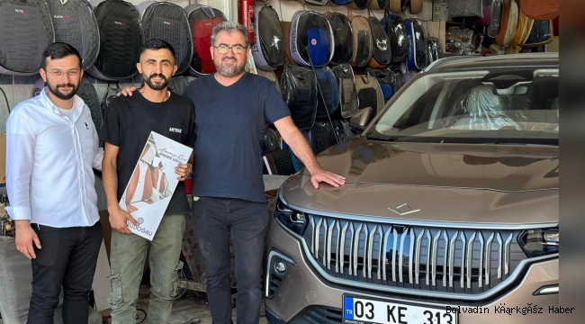 BOLVADİN’DE TOGG’UN CAM FİLMİ ÜCRETSİZ YAPILDI