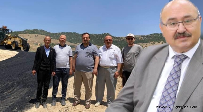 EMRULLAHOĞLU: GÜNEY KÖYÜMÜZÜN EKSİK KALAN KISMINA ASFALT ÇALIŞMASI YAPARAK KÖY HALKININ HİZMETİNE SUNDUK