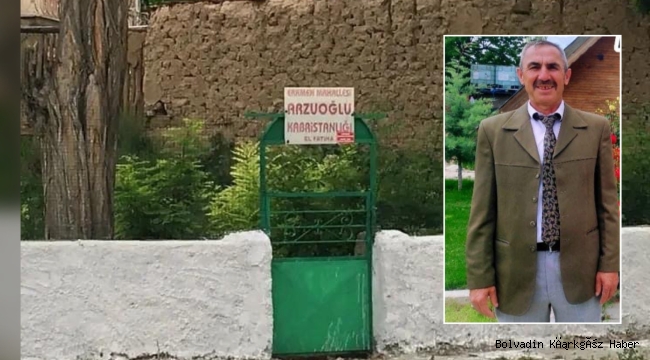 MUHTAR TEK MAHALLESİNDEKİ KABRİSTANLIĞIN BAKIMINI DÜZENLİ ŞEKİLDE GERÇEKLEŞTİRİYOR